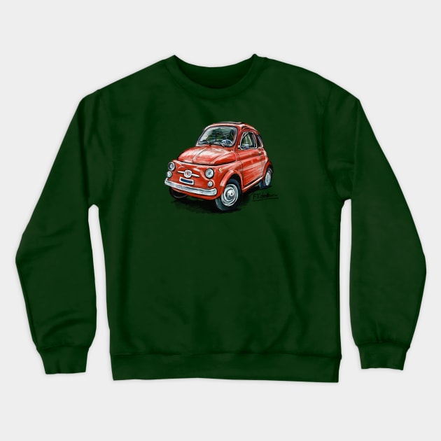 Fiat 500 Crewneck Sweatshirt by Francohanekom